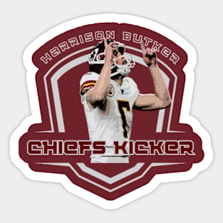 harrison butker the kicker 7 Sticker